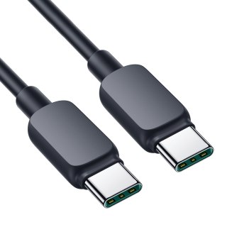 Kabel przewód USB-C - USB-C 100W 1.2m czarny