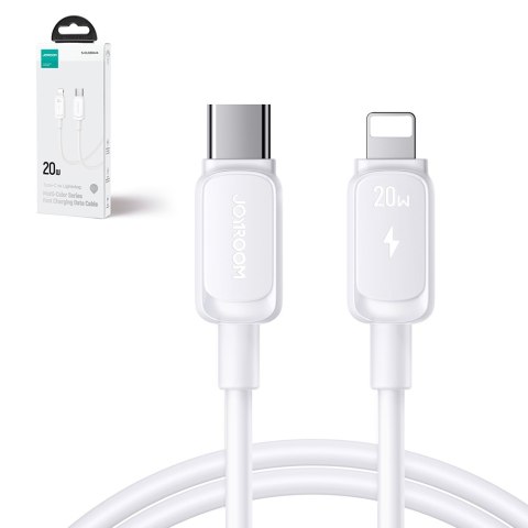 Kabel przewód do iPhone USB-C - Lightning 20W 1.2m biały