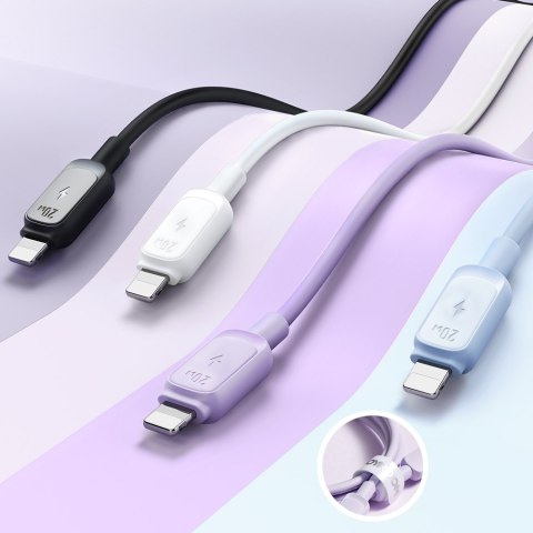 Kabel przewód do iPhone USB-C - Lightning 20W 1.2m biały