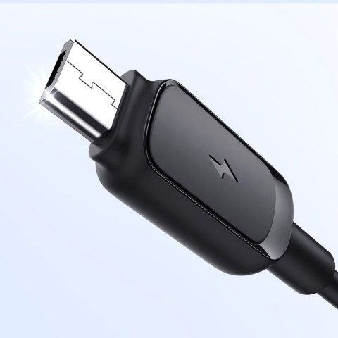 Kabel przewód microUSB - USB 2.4A 480Mbps 2m czarny