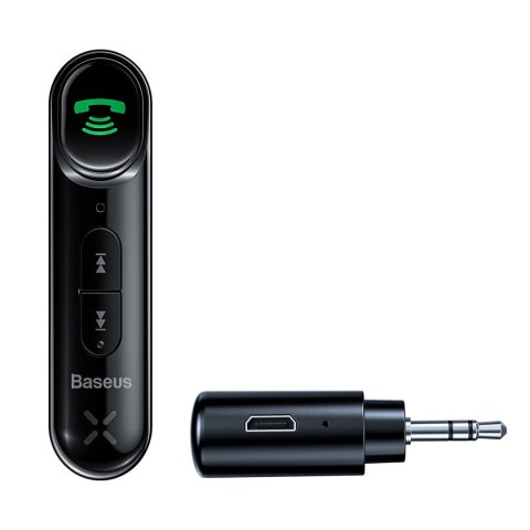 Transmiter samochodowy Bluetooth AUX mini jack 3.5 mm Overseas Edition czarny