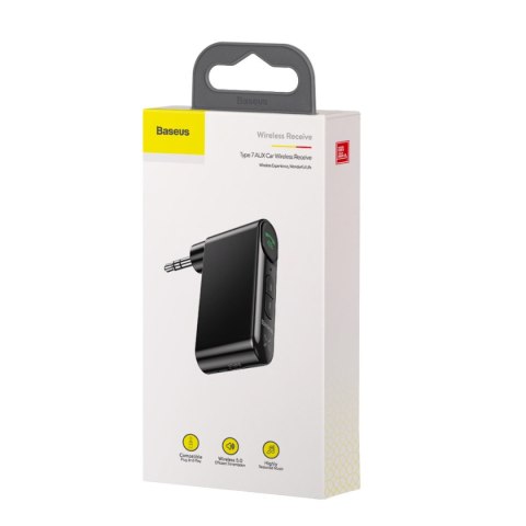 Transmiter samochodowy Bluetooth AUX mini jack 3.5 mm Overseas Edition czarny