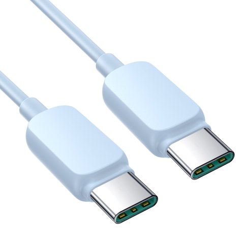 Kabel przewód USB-C - USB-C 100W 1.2m niebieski