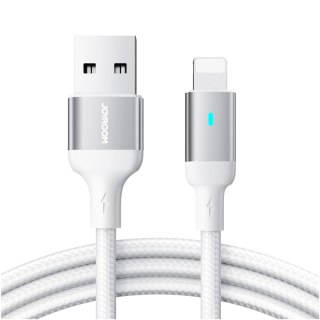 Kabel przewód do iPhone A10 Series USB - Lightning 2.4A 1.2m biały