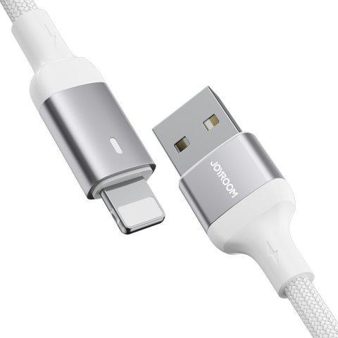 Kabel przewód do iPhone A10 Series USB - Lightning 2.4A 1.2m biały