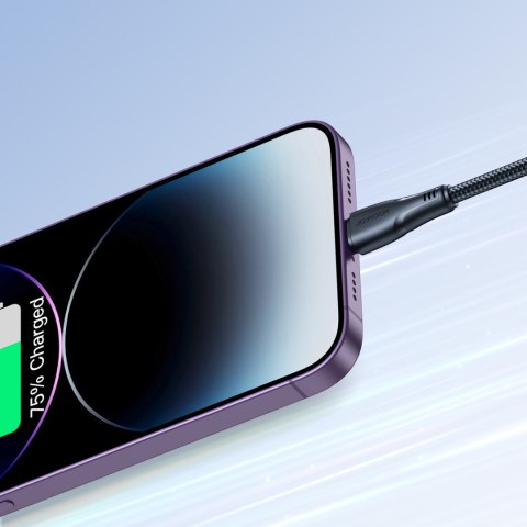 Kabel przewód do iPhone Surpass Series USB - Lightning 2.4A 2m czarny