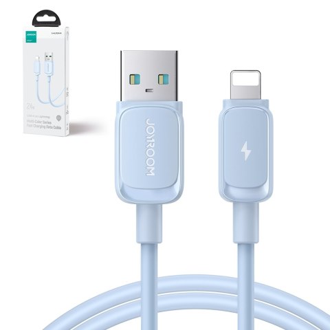 Kabel przewód do iPhone USB-A - Lightning 2.4A 1.2m niebieski