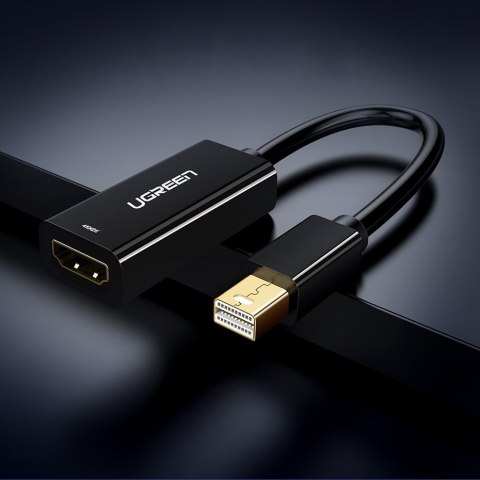 Adapter przejściówka FHD Mini DisplayPort (męski) na HDMI (żeński) biały