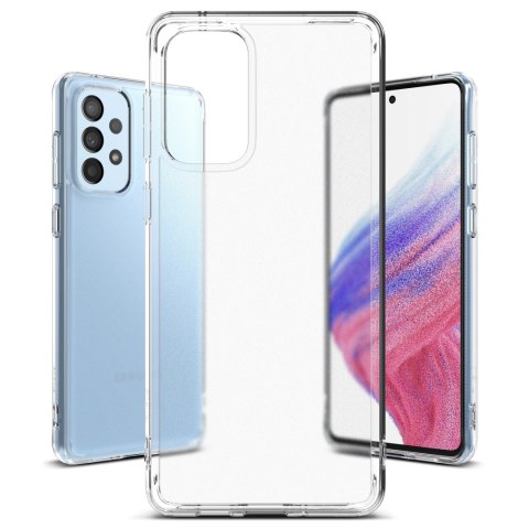 Etui pokrowiec z żelową ramką Galaxy A73 Fusion Matte półprzezroczysty