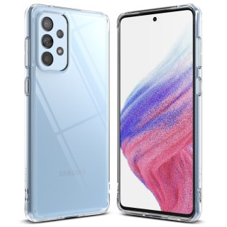 Etui pokrowiec z żelową ramką Galaxy A73 Fusion przezroczysty