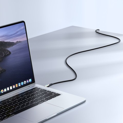 Kabel przewód w oplocie Star-Light Series USB-C - USB-C 100W 1.2m czarny