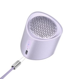 Mały Mini głośnik bezprzewodowy TWS Nimo Bluetooth 5.3 5W fioletowy