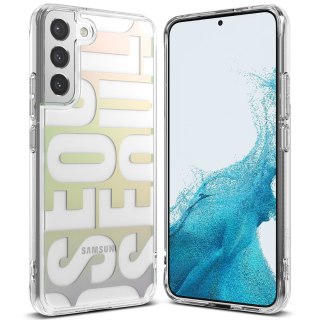 Pancerne etui pokrowiec z żelową ramką Galaxy S22+ Fusion Design Seoul przezroczysty