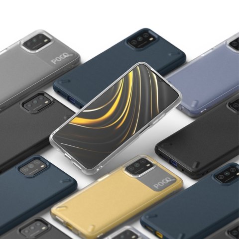 Wytrzymałe wzmacniane etui do telefonu XIAOMI POCO M3 ONYX przezroczysty