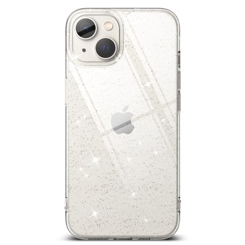 Cienkie żelowe etui na telefon iPhone 14 Plus 6.7" AIR GLITTER CLEAR