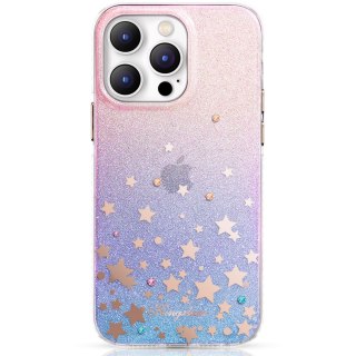 Etui pokrowiec w gwiazdki iPhone 14 Plus Heart Star Series ZODIAC