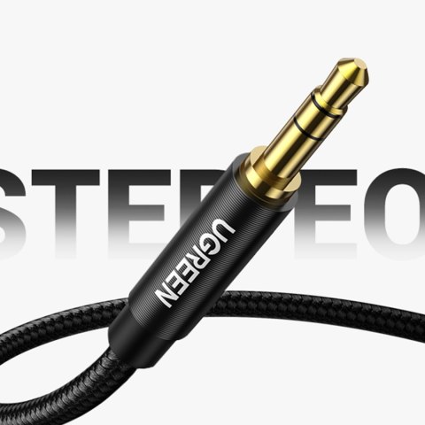 Kabel audio AUX wtyczka prosta minijack 3.5 mm 2m niebieski