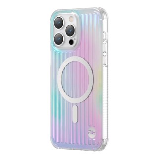 Magnetyczne etui iPhone 14 Plus MagSafe PQY Go Out Series laser color