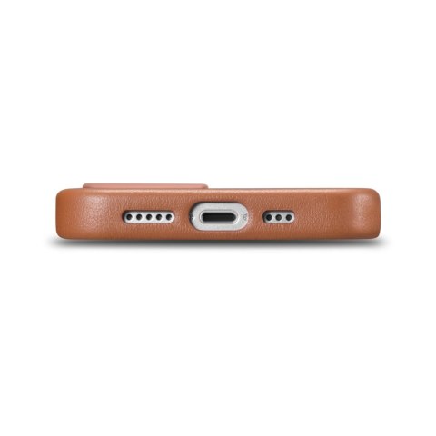 Pokrowiec etui z naturalnej skóry do iPhone 14 Plus MagSafe Case Leather brązowy