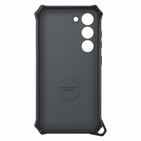 Etui pancerny pokrowiec z podstawką Samsung Galaxy S23 Rugged Gadget Case szare