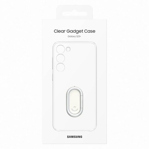 Etui pokrowiec z podstawką Samsung Galaxy S23+ Clear Gadget Case przezroczyste