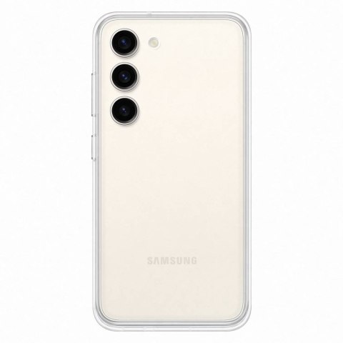 Etui pokrowiec z wymiennymi pleckami Samsung Galaxy S23 Frame Cover białe