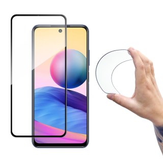 Folia szklana szkło hartowane z ramką na ekran Xiaomi Redmi Note 10 5G Full Cover Flexi Nano czarny