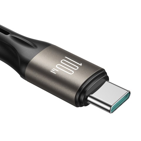 Kabel przewód USB-C 100W Light-Speed Series 1.2m czarny