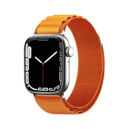 Pasek ze stalową sprzączką Alpine do Apple Watch 38 / 40 / 41 mm pomarańczowy