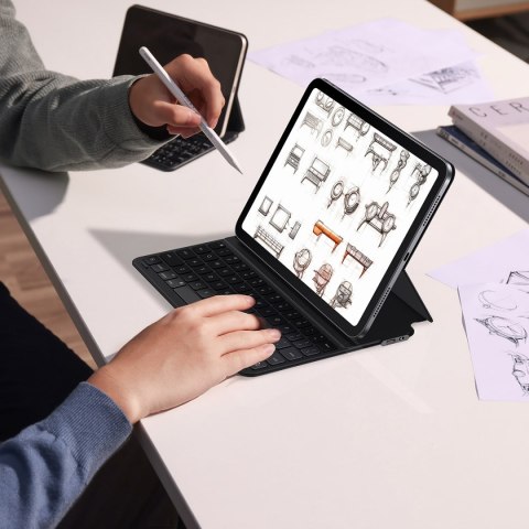 Etui z klawiaturą do iPad Pro 12.9'' 2019-2022 + kabel USB-C Brilliance Series czarne