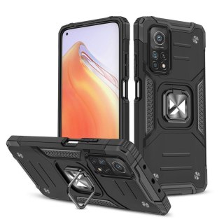 Pancerne etui pokrowiec + magnetyczny uchwyt Mi Poco M4 Pro 5G / Redmi Note 11 5G Ring Armor czarny