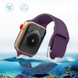 Silikonowy pasek do zegarka Apple Watch 2-9/SE 38/40/41mm Silicone Strap APS miętowy