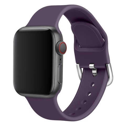 Silikonowy pasek do zegarka Apple Watch 2-9/SE 38/40/41mm Silicone Strap APS miętowy