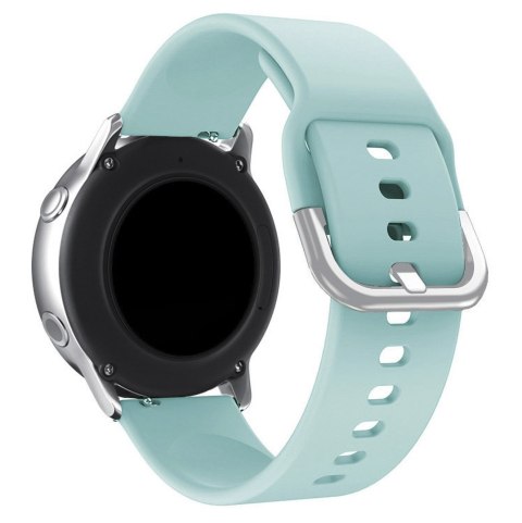 Uniwersalny silikonowy pasek do smartwatcha Silicone Strap TYS szer. 22mm turkusowy