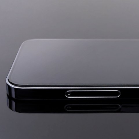 Szkło hartowane na cały ekran z ramką do iPhone 15 Pro Max czarne