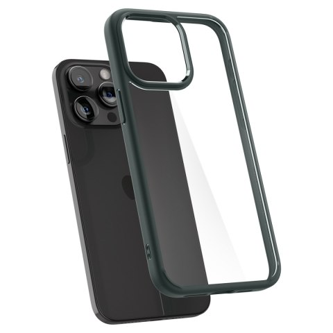 Etui Ultra Hybrid na iPhone 15 Pro Max ciemnozielone