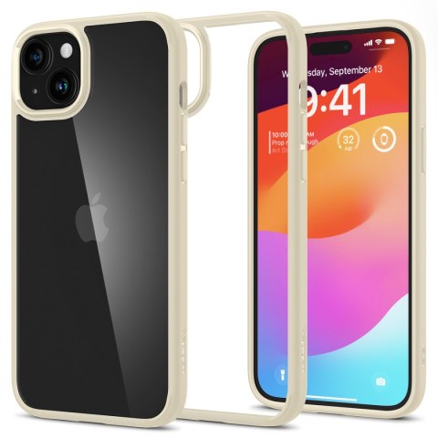 Etui Ultra Hybrid na iPhone 15 beżowe