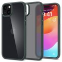 Etui Ultra Hybrid na iPhone 15 ciemnozielone