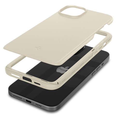 Etui ochronne do iPhone 15 Plus Thin Fit beżowe