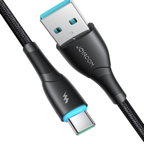 Kabel przewód Starry Series USB-A - USB-C 3A 1m czarny