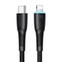 Kabel przewód do iPhone Starry Series USB-C - Lightning 30W 1m czarny