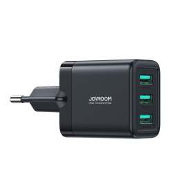 Ładowarka sieciowa 3x USB-A 17W 3.4A czarna