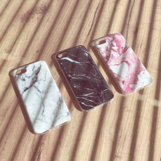 Marble żelowe etui pokrowiec marmur Xiaomi Redmi 8A różowy