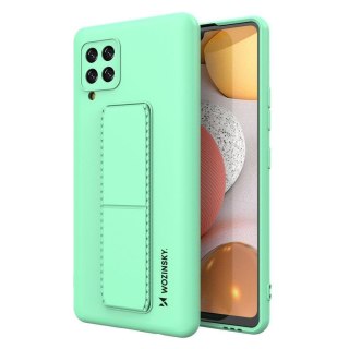 Silikonowe etui z podstawką etui Samsung Galaxy A42 5G Kickstand Case miętowe