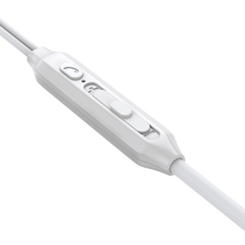 Zestaw słuchawkowy słuchawki douszne USB-C JR-EC06 srebrne