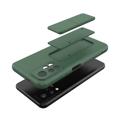 Silikonowe etui z podstawką etui Xiaomi Poco M4 Pro 5G Kickstand Case różowe