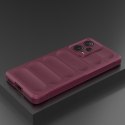 Etui elastyczny pokrowiec do Xiaomi Redmi Note 12 Pro+ Magic Shield Case burgund