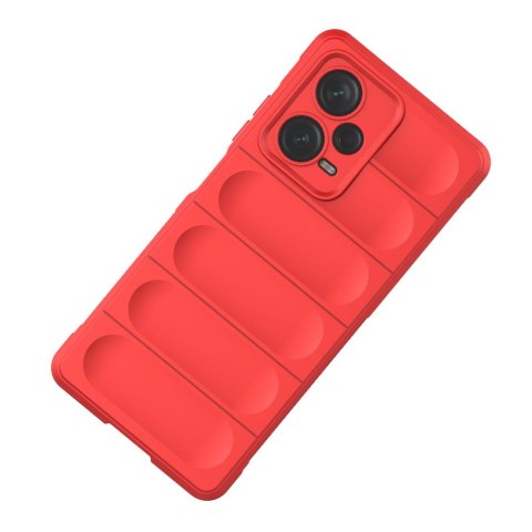 Etui elastyczny pokrowiec do Xiaomi Redmi Note 12 Pro+ Magic Shield Case czerwony