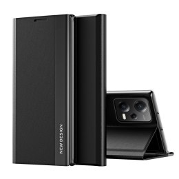 Etui pokrowiec z klapką i podstawką do Xiaomi Redmi Note 12 5G / Poco X5 5G Sleep Case Pro czarny