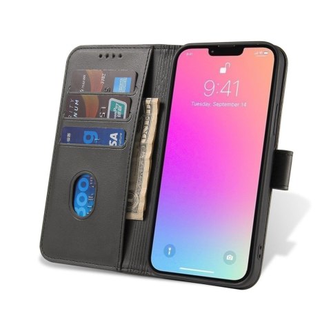 Pokrowiec etui z klapką i portfelem do Xiaomi Redmi Note 12 5G / Poco X5 5G Magnet Case czarne